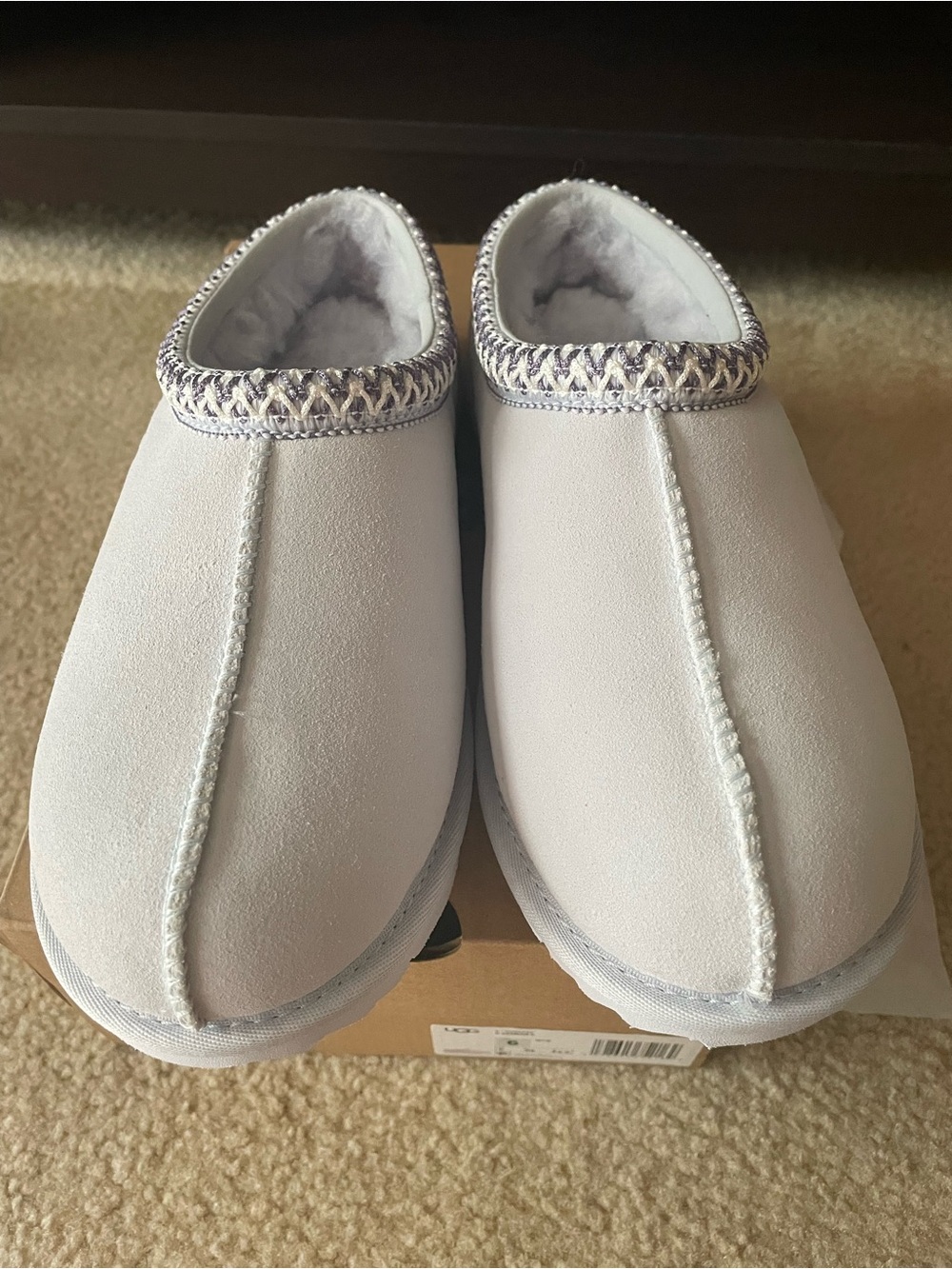 Authentic New Ugg Tasman Kids’ Size 6 (Women’s 7.5) Pretty Misty Wisteria Purple - Picture 4 of 10